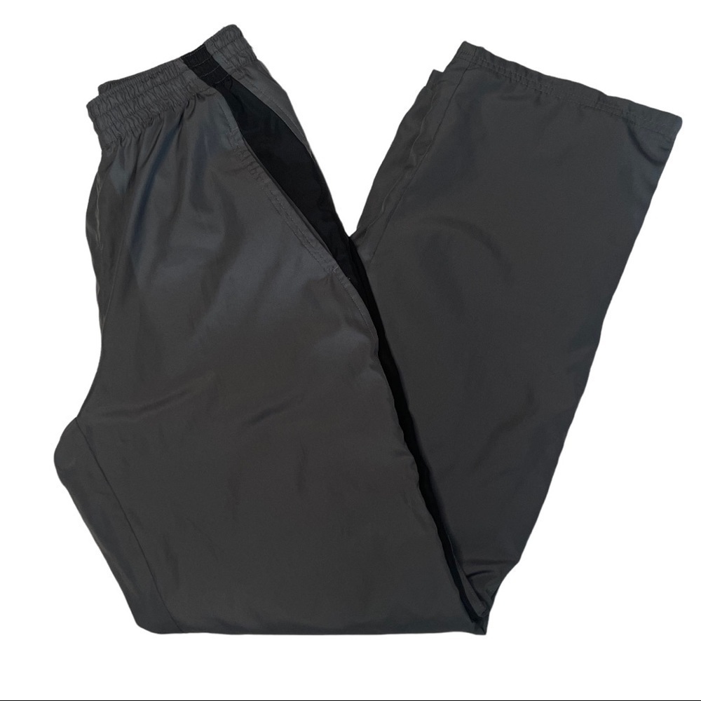 Driven Cool Effect Grey Black Straight Leg Pockets Joggers Activewear Pa…